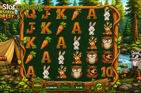 Скрин2. Forsaken Forest слот