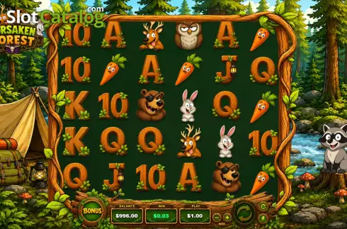 Скрин3. Forsaken Forest слот