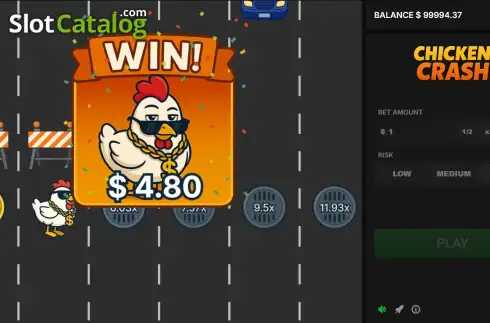 Скрин6. Chicken Crash слот