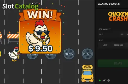 Скрин9. Chicken Crash слот