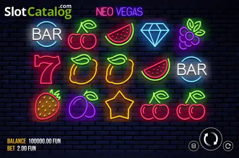 Скрин2. Neon Vegas слот