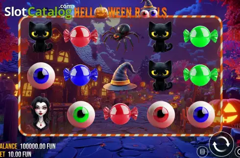 Скрин2. Halloween Reels слот