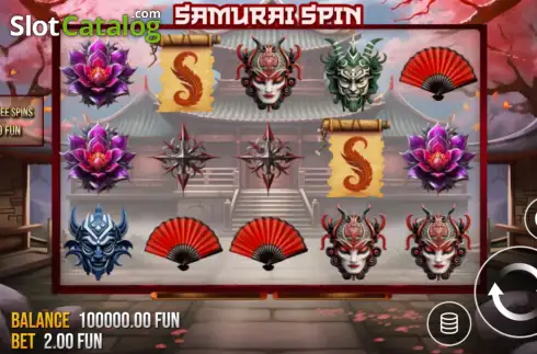 Скрин2. Samurai Spin слот