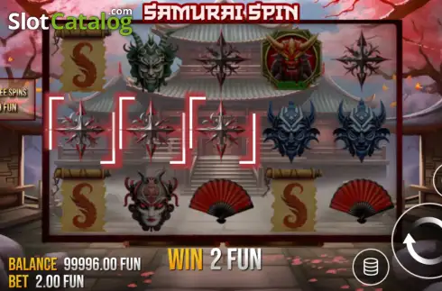 Скрин3. Samurai Spin слот