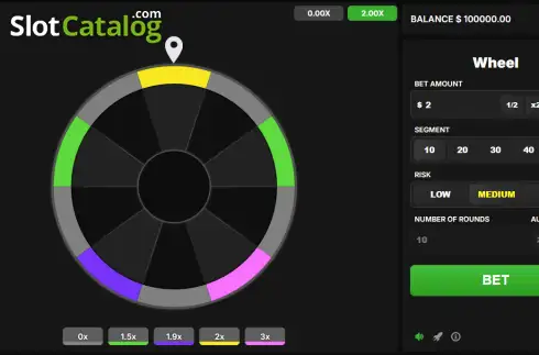 Скрин3. Wheel (Astriona Games) слот