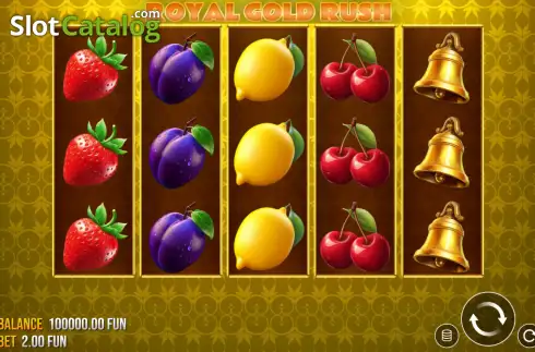 Скрин2. Royal Gold Rush слот