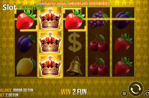 Скрин3. Royal Gold Rush слот