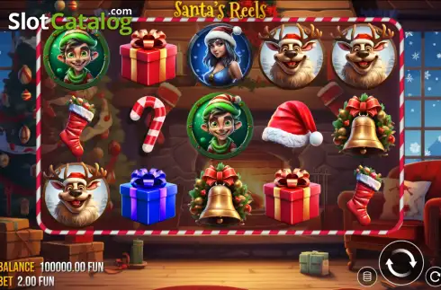 Скрин2. Santa's Reels (Astriona Games) слот