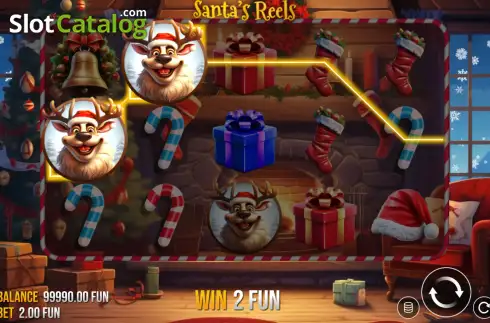 Скрин3. Santa's Reels (Astriona Games) слот