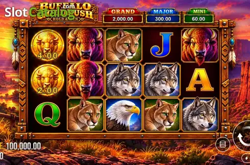 Скрин2. Buffalo Goldrush слот