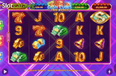 Скрин2. Cash Cubes: Trio Bonus слот