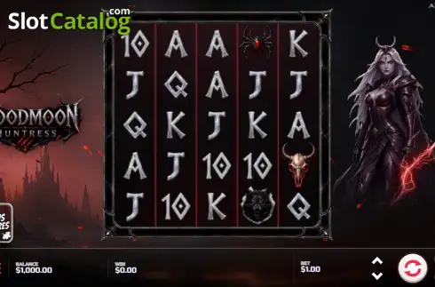 Скрин2. Bloodmoon Huntress слот