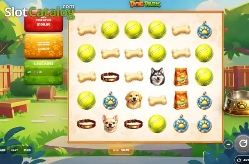 Скрин3. Dog Park слот
