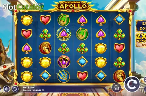 Скрин2. Mythology: Apollo слот