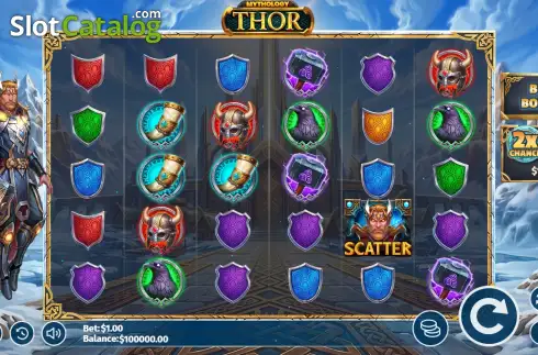 Скрин2. Mythology: Thor слот