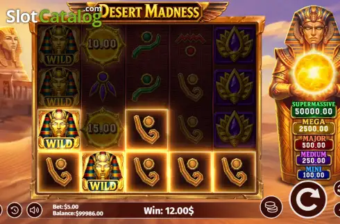 Скрин3. Desert Madness слот