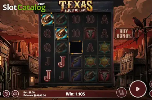 Скрин3. Texas Bloody Outlaws слот