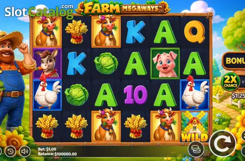 Скрин2. Farm Megaways слот