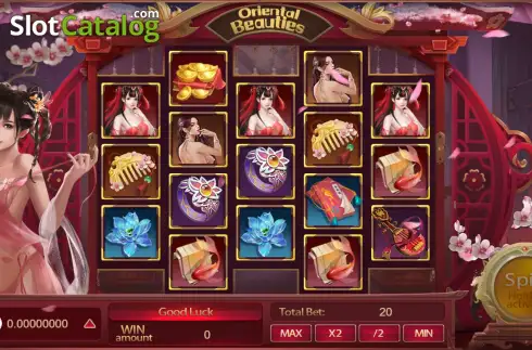 Скрин2. Oriental Beauties слот