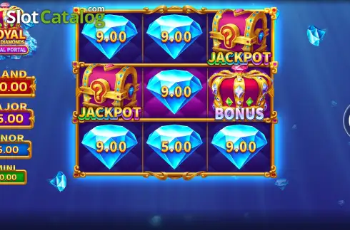 Скрин2. Royal Hold Diamonds: Crystal Portal слот