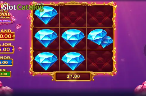 Скрин3. Royal Hold Diamonds: Crystal Portal слот