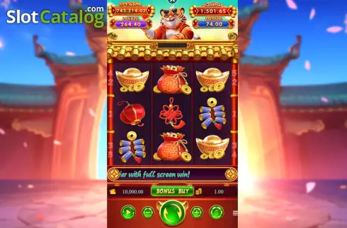 Скрин2. Lucky Tiger (Besoft) слот