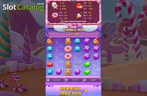 Скрин3. Tasty Crush слот