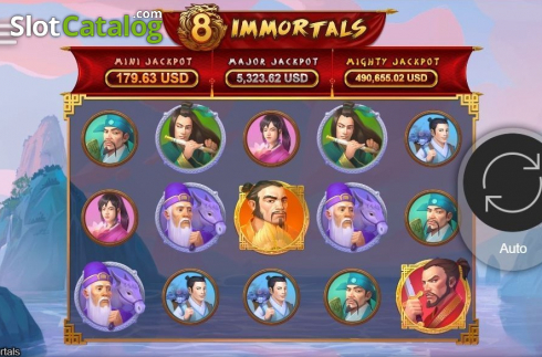 Скрин2. 8 Immortals (bet365 Software) слот