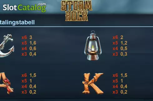 Скрин5. Storm Rock слот