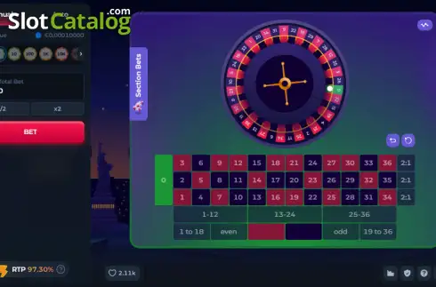 Скрин2. Roulette (BetFury Originals) слот