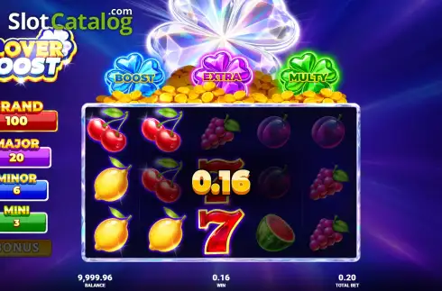 Скрин3. Clover Boost: Hold and Win слот