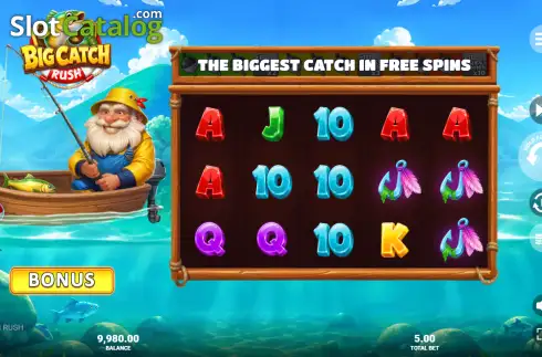 Скрин2. Big Catch Rush слот
