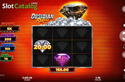 Скрин3. Obsidian Rush слот