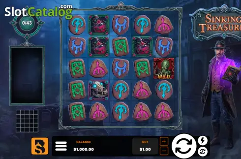 Скрин2. Sinking Treasures слот