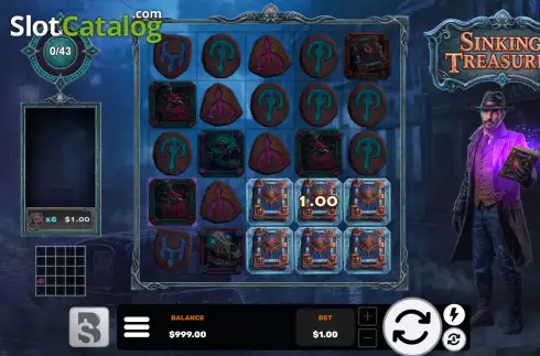 Скрин3. Sinking Treasures слот