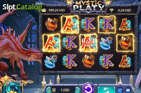 Скрин3. Mystic Platy слот