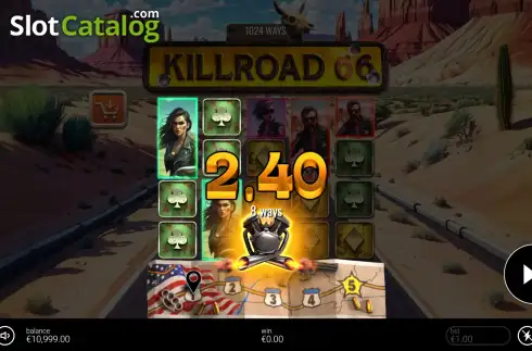 Скрин4. Killroad 66 слот