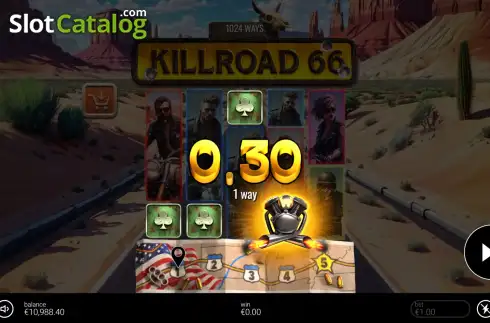 Скрин5. Killroad 66 слот