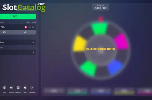 Скрин2. Wheel (Bitstarz Originals) слот