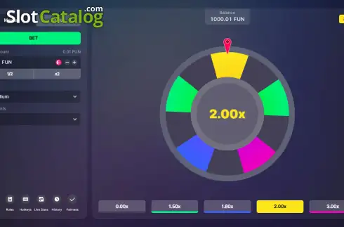 Скрин3. Wheel (Bitstarz Originals) слот
