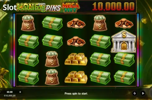 Скрин2. Money Spins слот