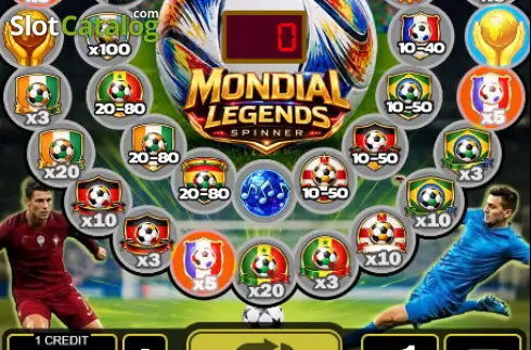 Скрин3. Mondial Legends слот