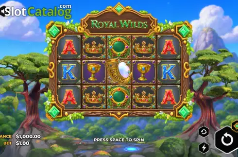 Скрин2. Royal Wilds слот