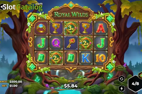 Скрин3. Royal Wilds слот
