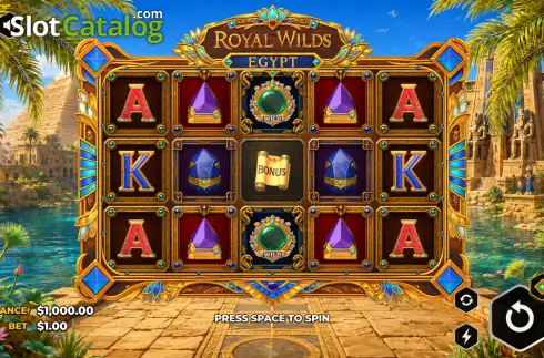 Скрин2. Royal Wilds: Egypt слот