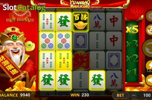 Скрин3. Yuanbao Mahjong слот