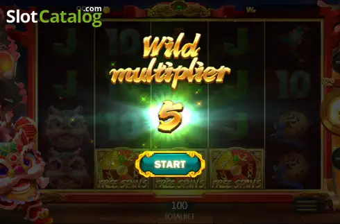 Скрин4. Fortunate Lion Lucky Mix слот