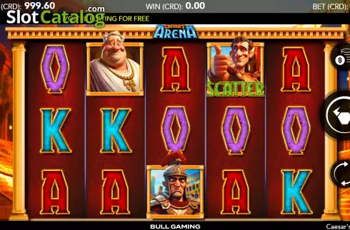Скрин2. Caesar's Arena слот