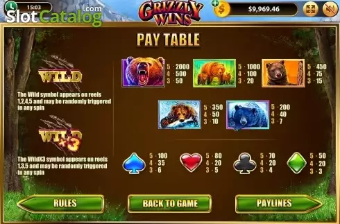 Скрин6. Grizzly Wins слот