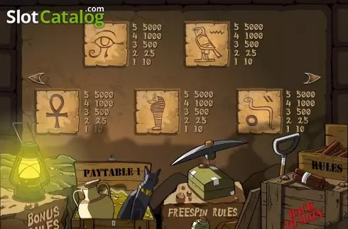 Скрин7. Loot'EnKhamun слот